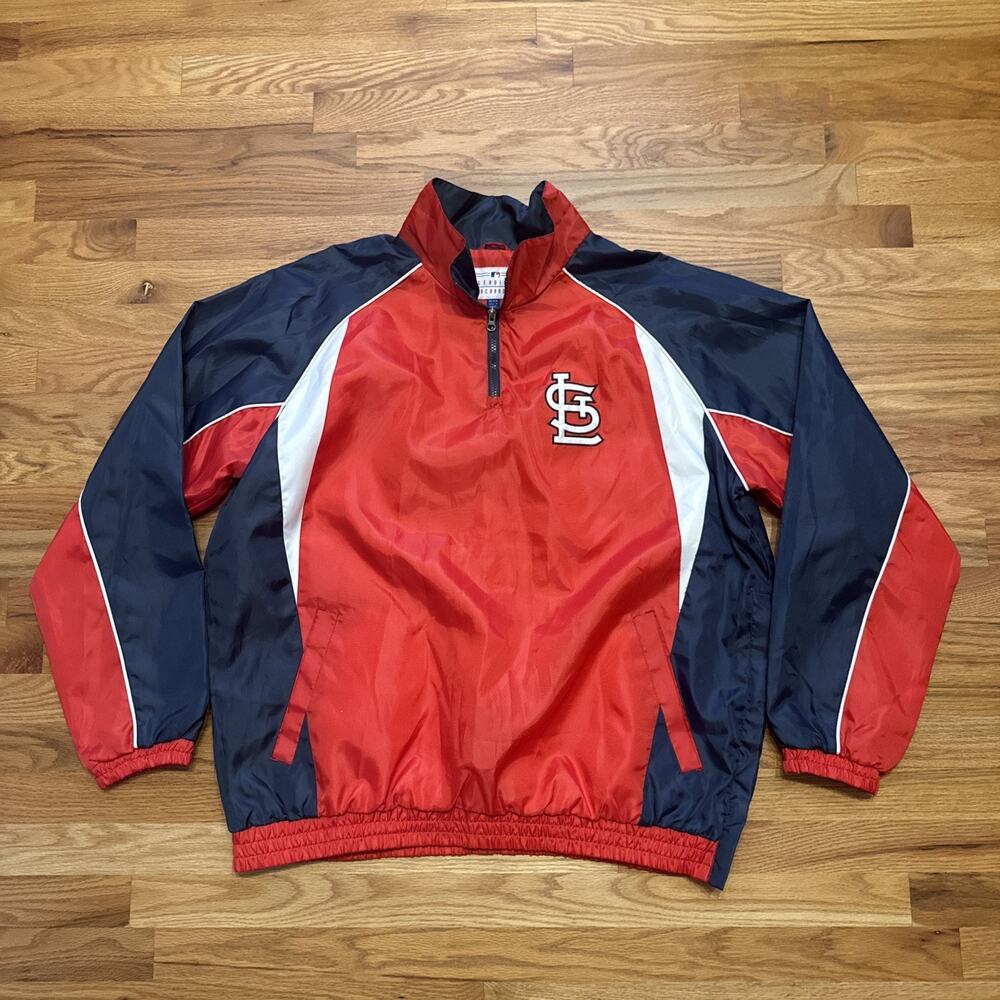 St. Louis Cardinals MLB Genuine Merchandise Mens XL Full Zip Windbreaker Jacket
